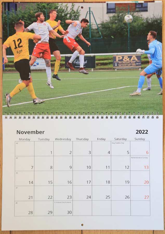 2202 Bonnyrigg Rose Calendar 