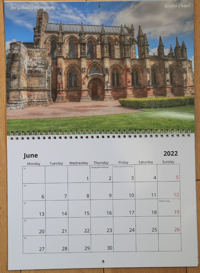 2022  Scottish Calendar