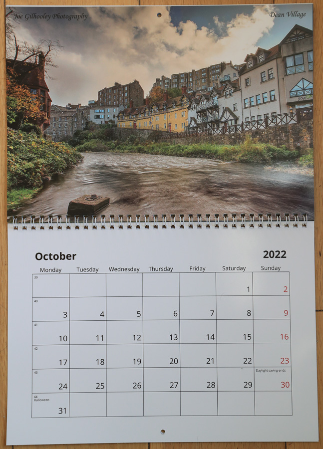 2022  Scottish Calendar