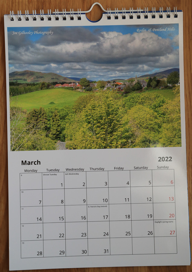 2022  Scottish Calendar