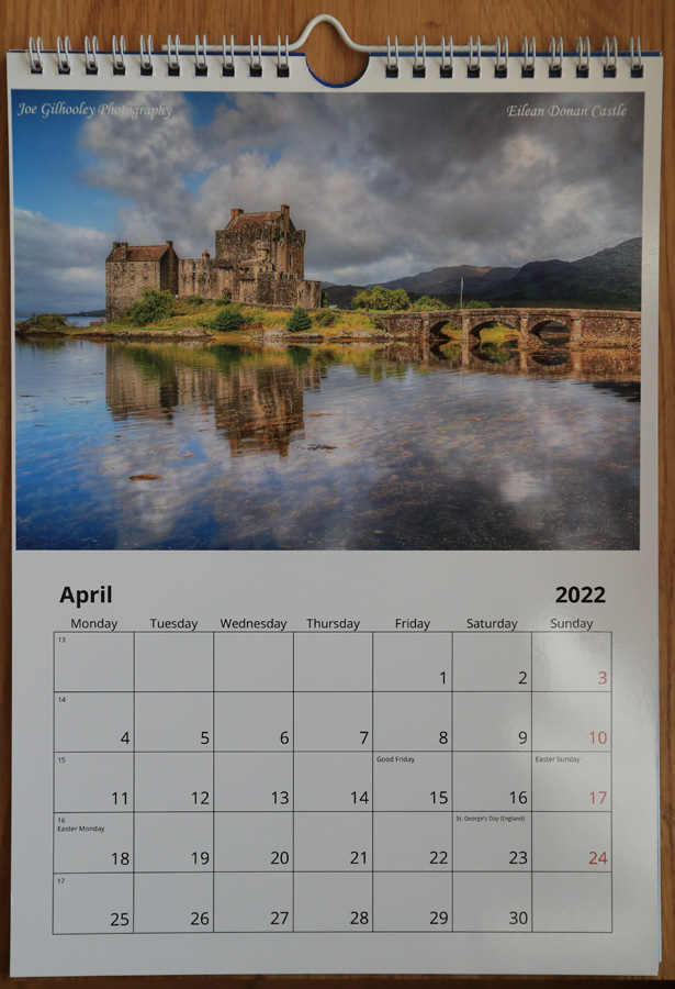 2022  Scottish Calendar