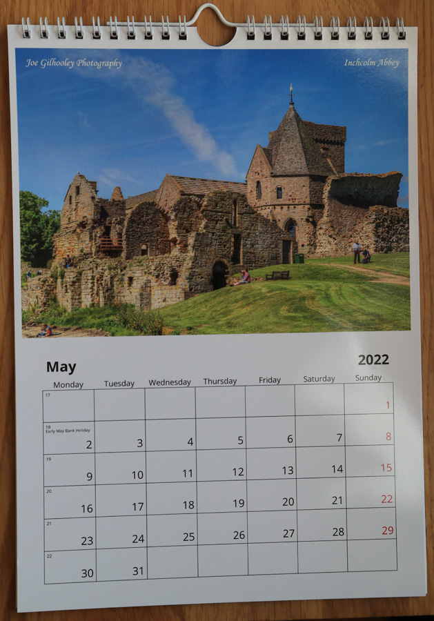 2022  Scottish Calendar