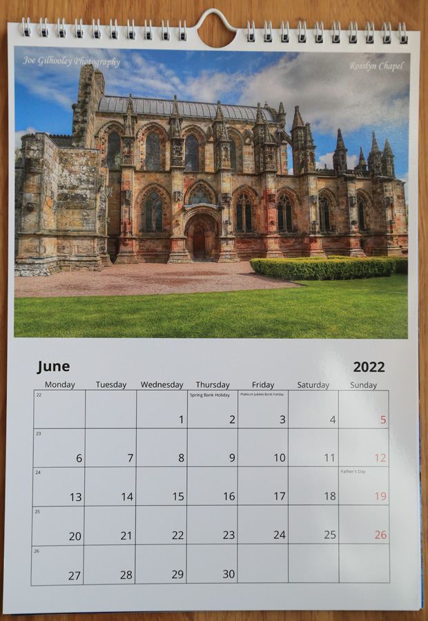 2022  Scottish Calendar