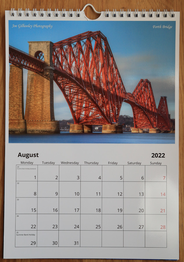 2022  Scottish Calendar