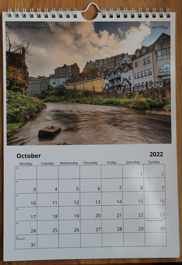 2022  Scottish Calendar