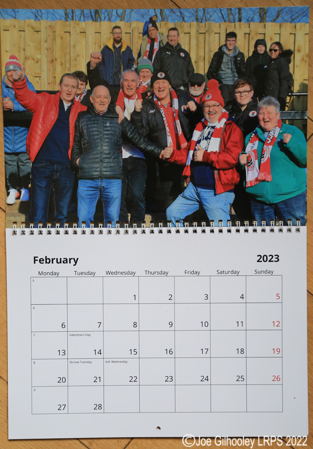 2023 Bonnyrigg Rose Calendar Joe Gilhooley LRPS
