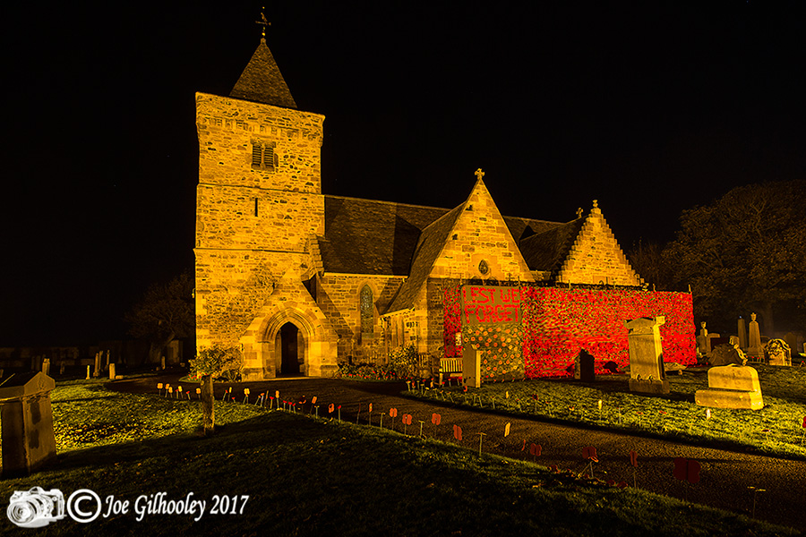 Aberlady Parish Church - Poppies Display