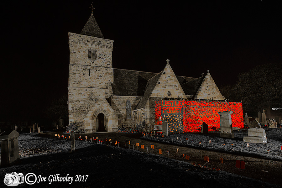 Aberlady Parish Church - Poppies Display