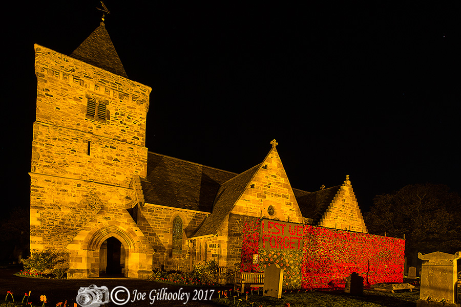 Aberlady Parish Church - Poppies Display