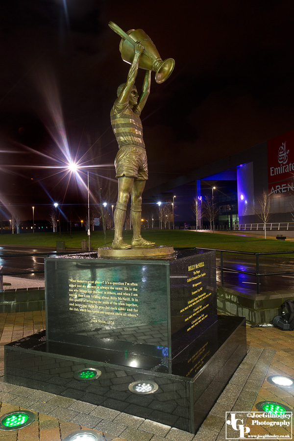 Joe Gilhooley Photography Billy McNeill Statue at Celtic Park