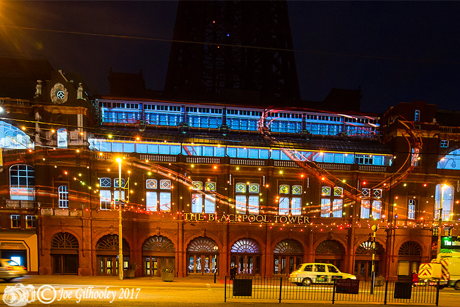 Blackpool Illuminations - Light show at Blackpool Tower