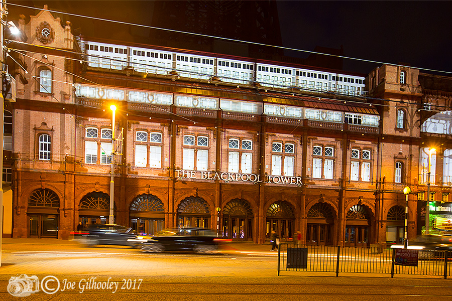 Blackpool Illuminations - Light show at Blackpool Tower
