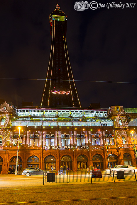 Blackpool Illuminations - Light show at Blackpool Tower