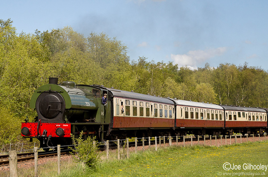 Steam Train on Bo'ness & Kinneil Railway Steam Train on Bo'ness & Kinneil Railway