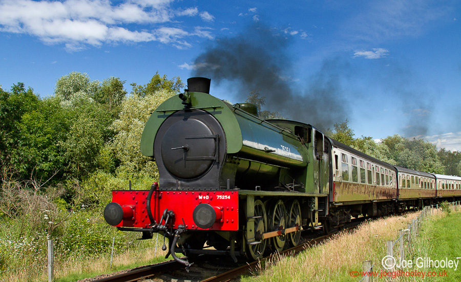 Steam Train on Bo'ness & Kinneil Railway