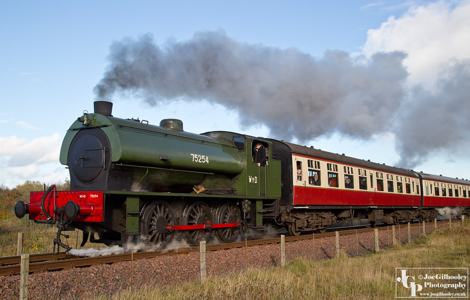 Steam Train on Bo'ness & Kinneil Railway