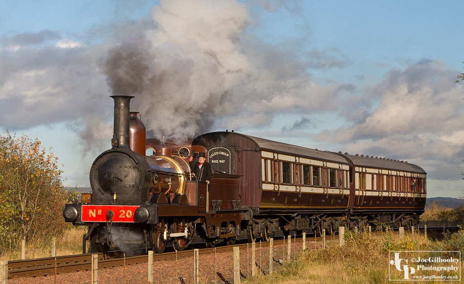 Steam Train on Bo'ness & Kinneil Railway