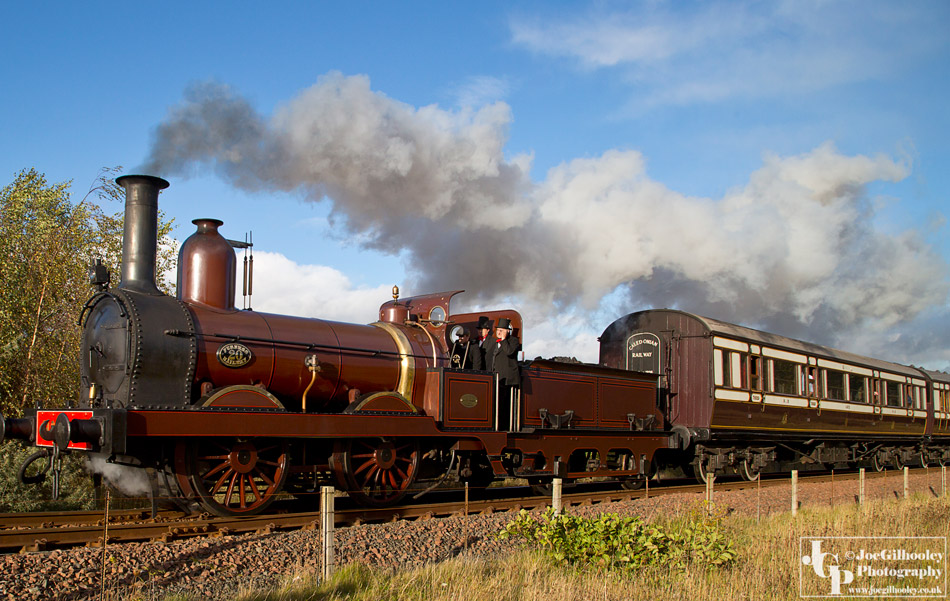 Steam Train on Bo'ness & Kinneil Railway