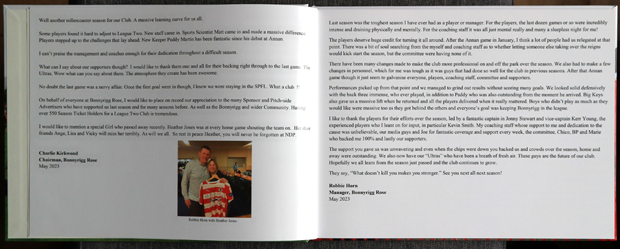 Bonnyrigg Rose Photo Book Bonnyrigg Rose Photo Book