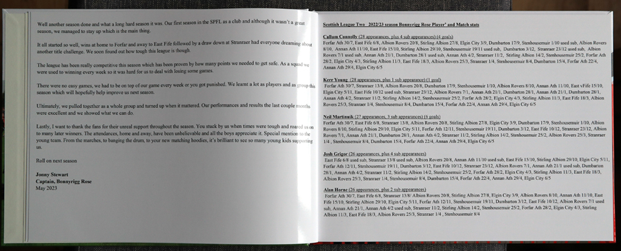 Bonnyrigg Rose Photo Book Bonnyrigg Rose Photo Book