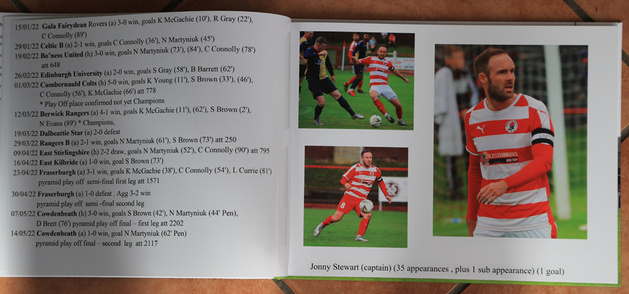 Bonnyrigg Rose Photo Book