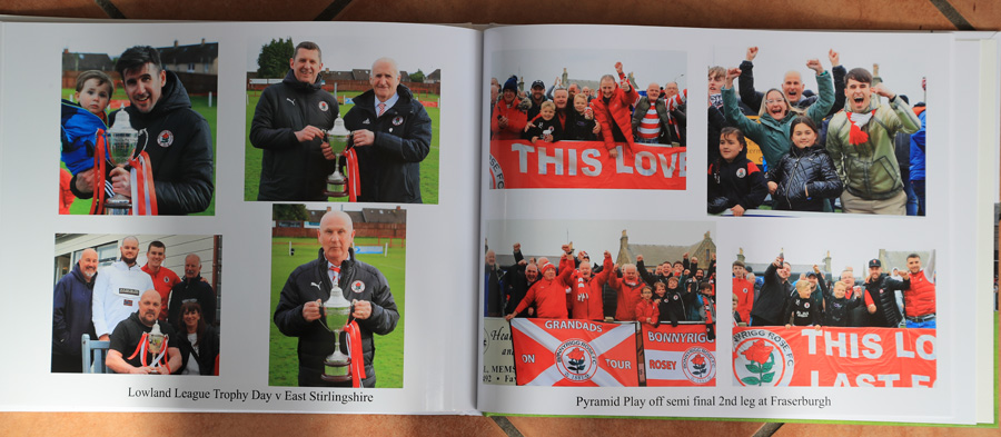 Bonnyrigg Rose Photo Book
