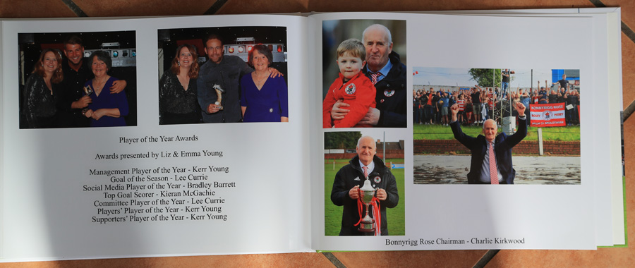 Bonnyrigg Rose Photo Book