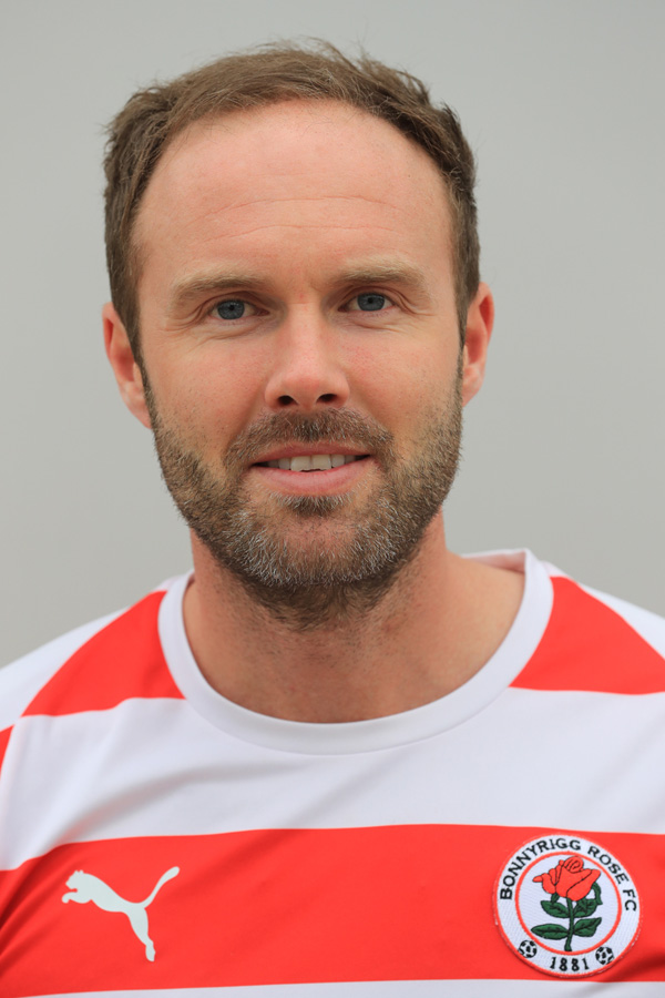 Bonnyrigg Rose Team Photos  Team Captain Jonny Stewart