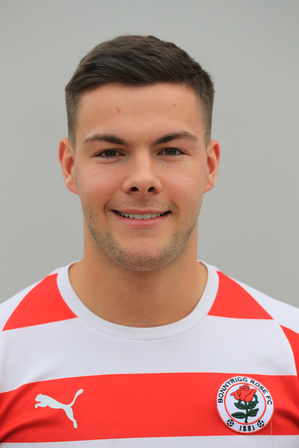 Bonnyrigg Rose Team Photos Defender Josh Grigor