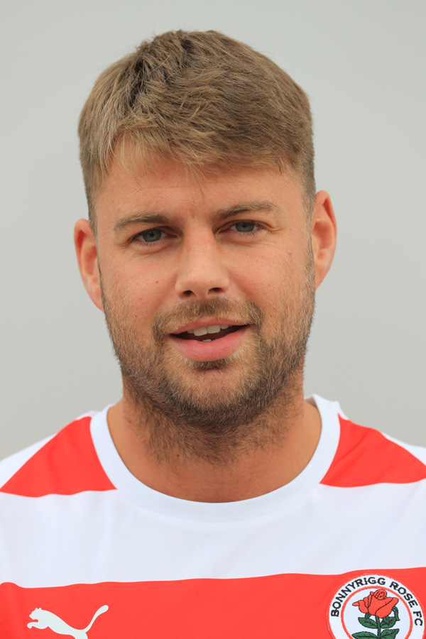 Bonnyrigg Rose Team Photos Defender Kerr Young