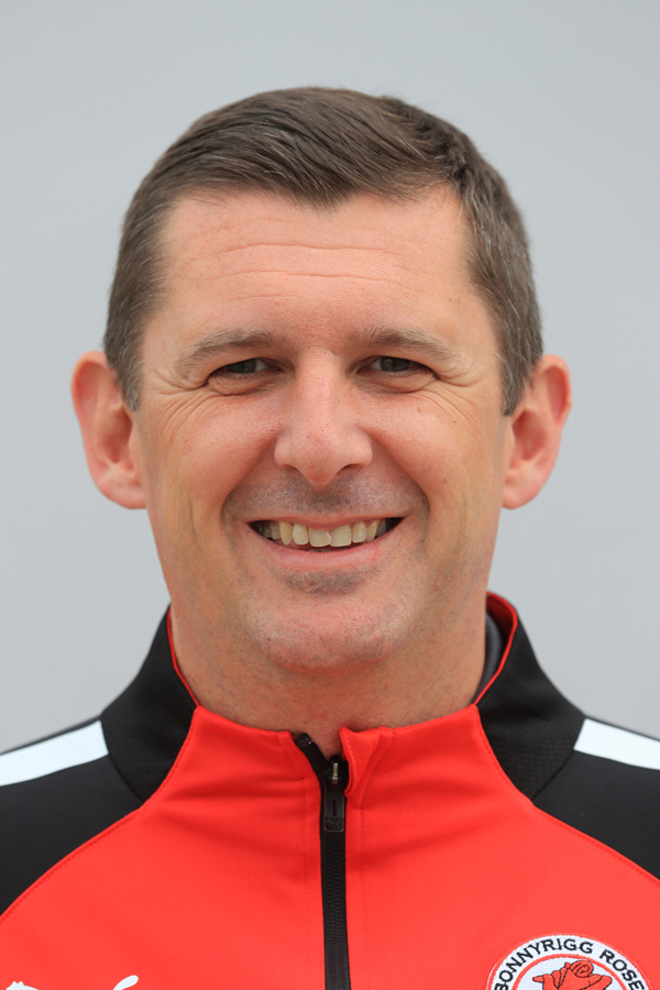 Bonnyrigg Rose Team Photos Manager Robbie Horn 