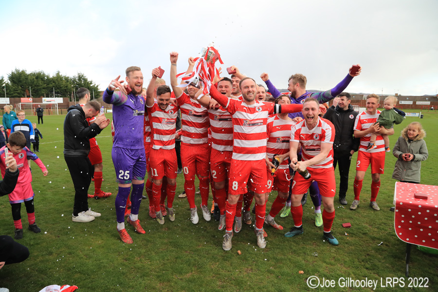Bonnyrigg Rose Lowland League Champions 2021/22 season
