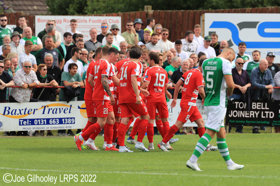 Bonnyrigg Rose v Hibernian