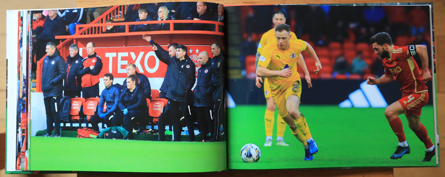 Aberdeen v Bonnyrigg Rose Photo Book