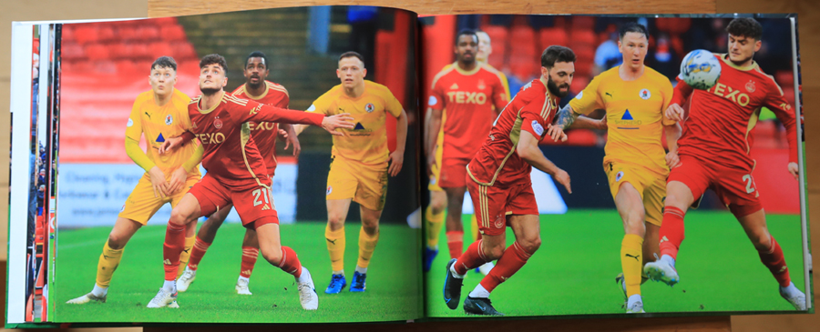 Aberdeen v Bonnyrigg Rose Photo Book