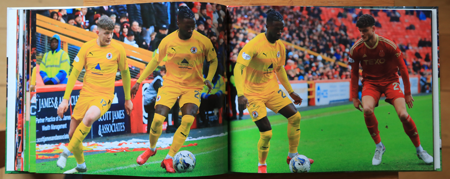 Aberdeen v Bonnyrigg Rose Photo Book