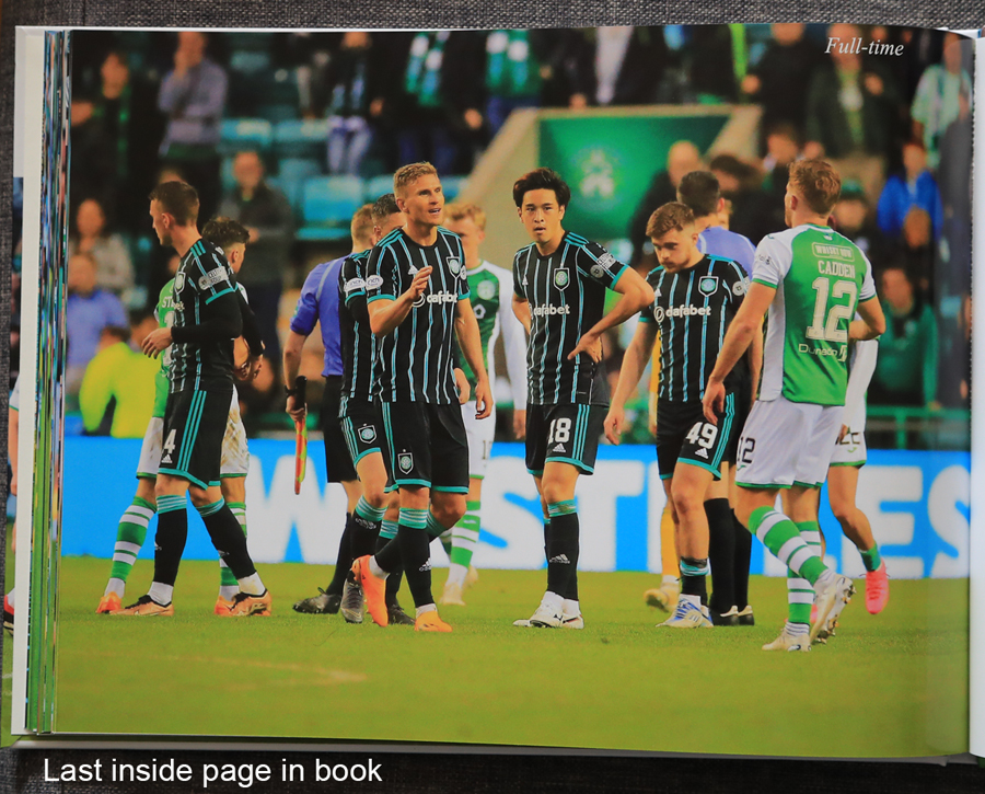 Hibernian v Celtic Match Photography Book 