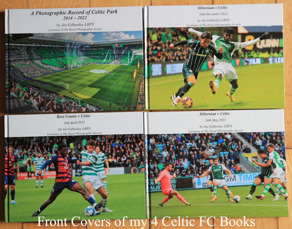 Covers of my 4 Celtic related photo books