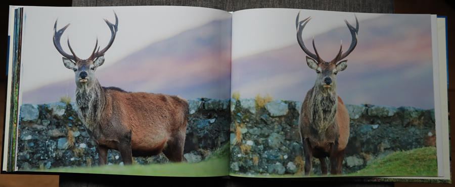 My Photography Book - 9th Edition January 2024 - the inside pages on my Mull photography