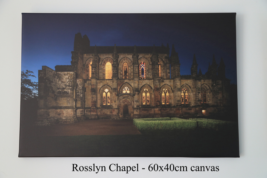 Rosslyn Chapel Canvas print on wall