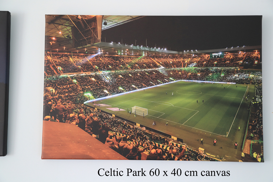 Celtic Park Canvas print on wall