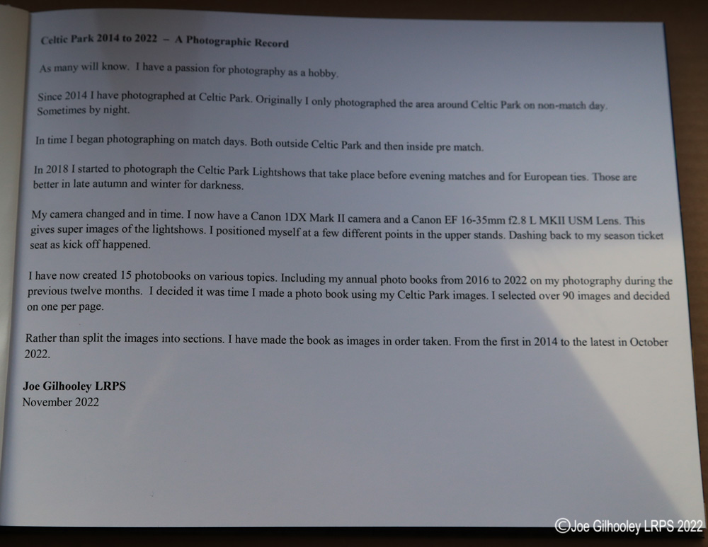 Celtic Park - A Photographic Record 2014 - 2022