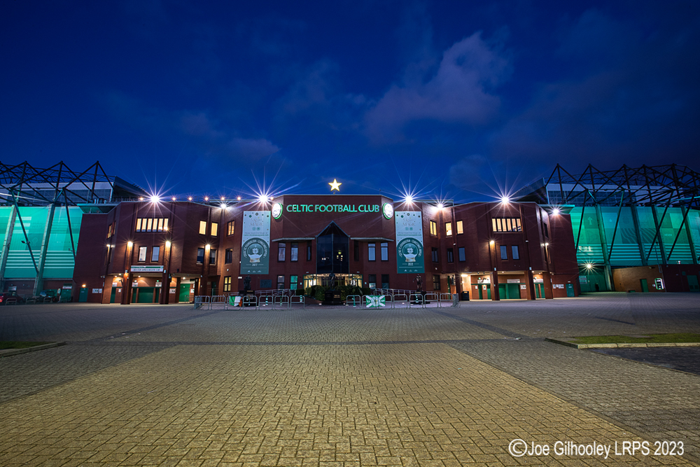 The front of Celtic Park

