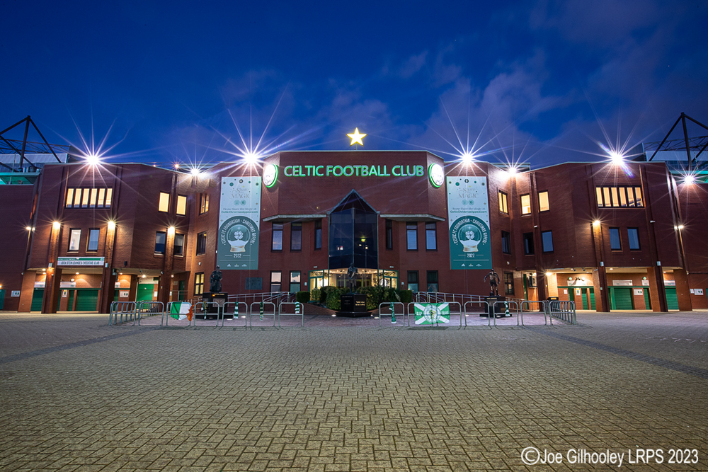 The front of Celtic Park


