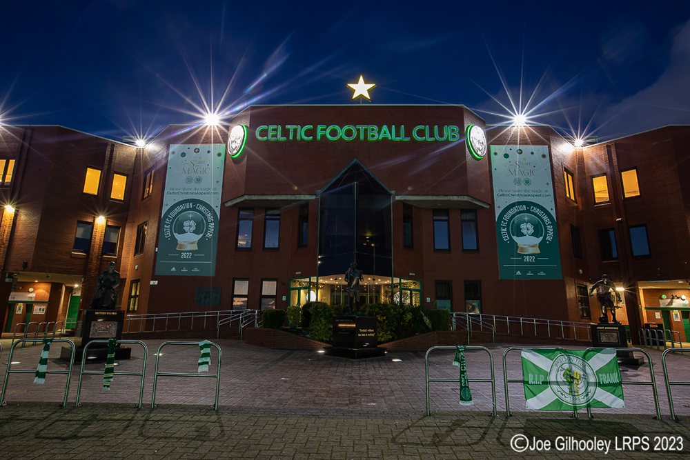 The front of Celtic Park

