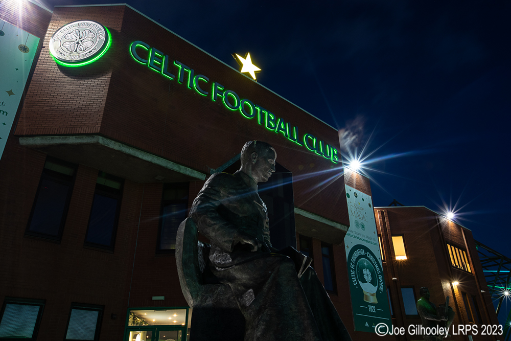 Front of Celtic Park - Brother Walfrid statue

