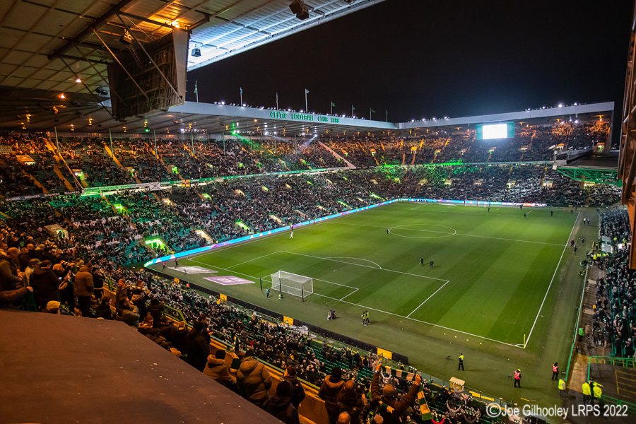 Celtic Park - light show 

