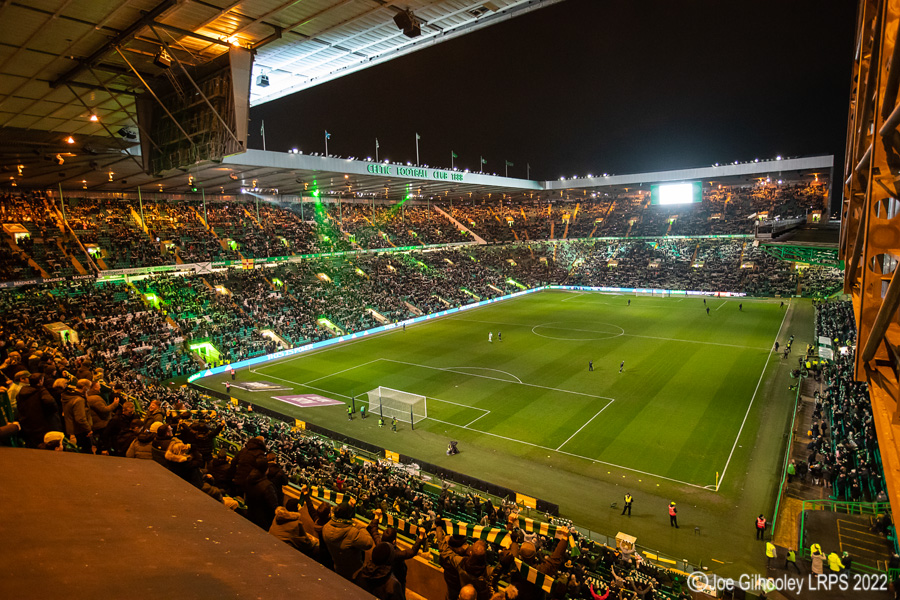 Celtic Park - light show 

