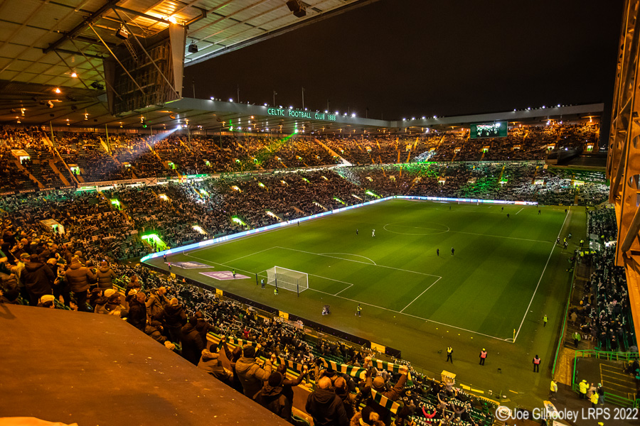 Celtic Park - light show 

