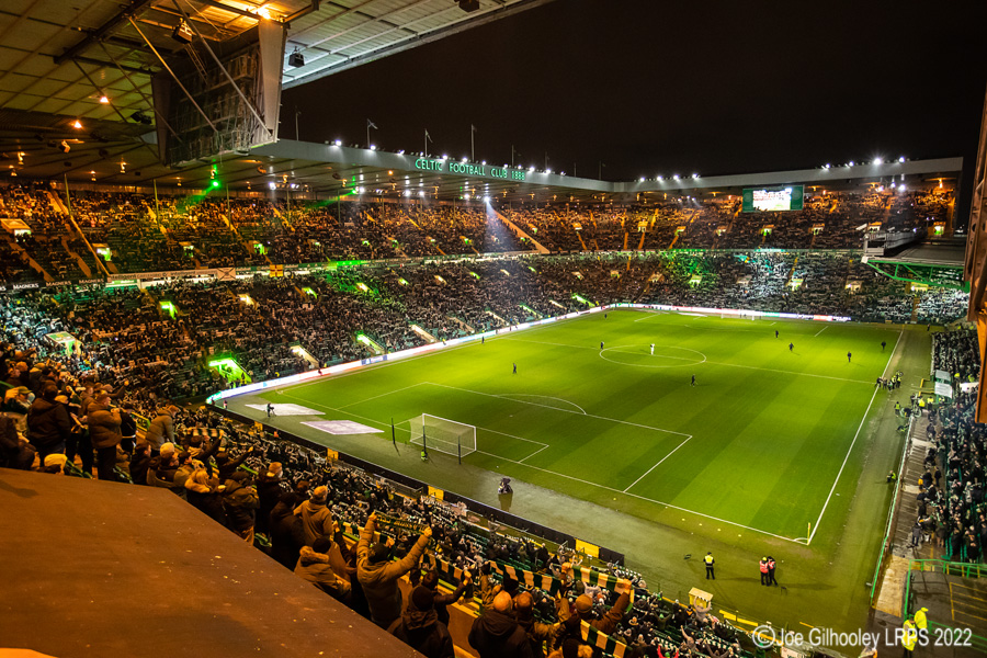 Celtic Park - light show 

